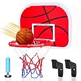 Dreamon Basketballkorb fürs Zimmer, Mini Basketballkorb fürs Zimmer Mit Ball, Kinder Mini Basketball Korb Set mit Ball Netz und Luftpumpe Indoor-Sportspielzeug